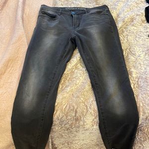 Articles of society straight leg strength black jeans. Size 30
